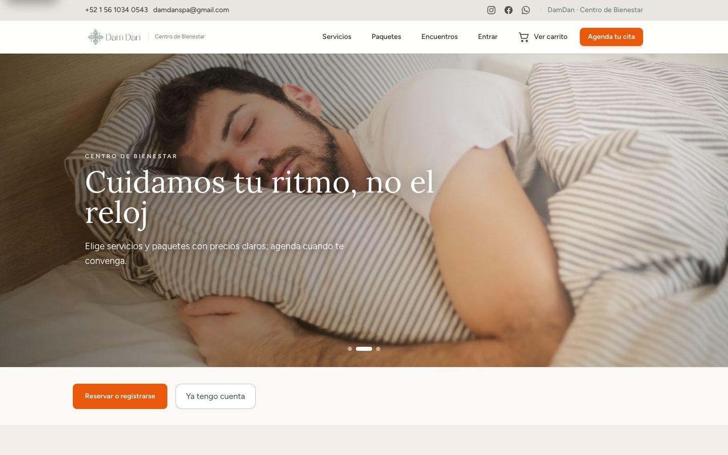 Vista de escritorio de DamDan